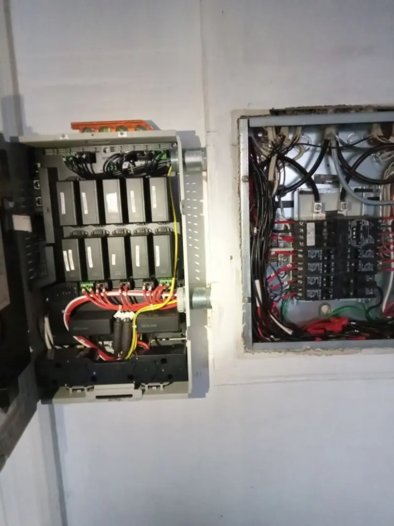 Electrical panel upgrade completed for Ring Doorbell Installation in East Franklin
